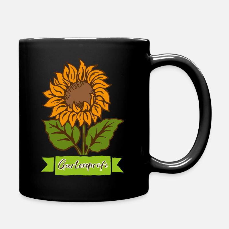 Jardinage Tournesol professionnel - Mug uni - noir