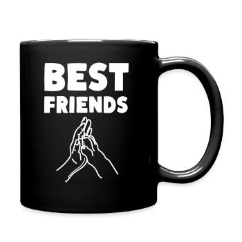 Best Friends Dog Pet Dogs - Full Colour Mug - black - Right