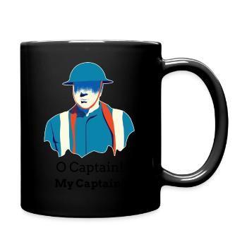 O Captain! My Captain! - Tasse einfarbig - Schwarz - Rechts
