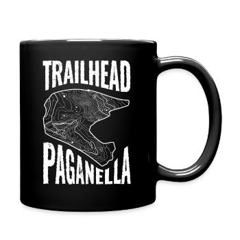 T-shirt VTT Trailhead Paganella - Mug uni - noir - Droite