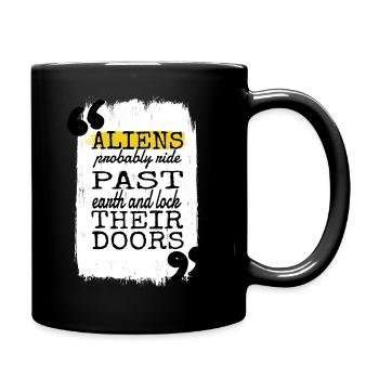 Extraterrestre aimant enfant Anciens extraterrestres égyptiens - Mug uni - noir - Droite