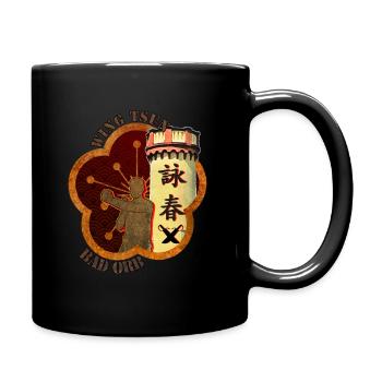WingTsun WT-Schule Bad Orb - Design 1 - Tasse einfarbig - Schwarz - Rechts