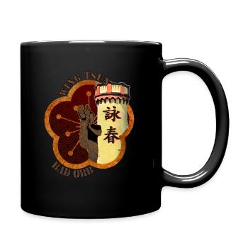 WingTsun WT-Schule Bad Orb - Design 2 - Tasse einfarbig - Schwarz - Rechts