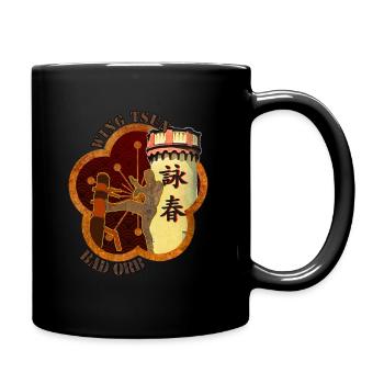 WingTsun WT-Schule Bad Orb - Design 3 - Tasse einfarbig - Schwarz - Rechts