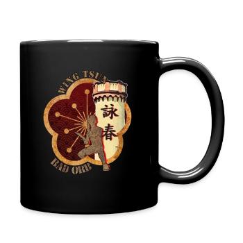 WingTsun WT-Schule Bad Orb - Design 4 - Tasse einfarbig - Schwarz - Rechts