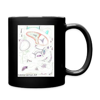 Sabino Lemon ART Teas - Full Colour Mug - black - Right