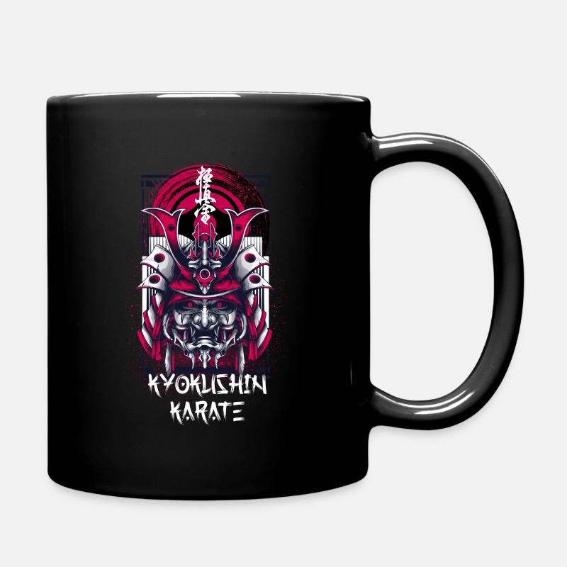 Karaté kyokushin - Kabuto - Mug uni - noir