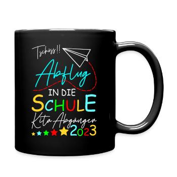 Kita Abgänger 2023 - Tasse einfarbig - Schwarz - Rechts