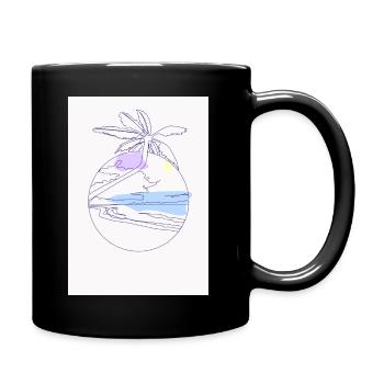 Holiday Island Memories Summer - Full Colour Mug - black - Right