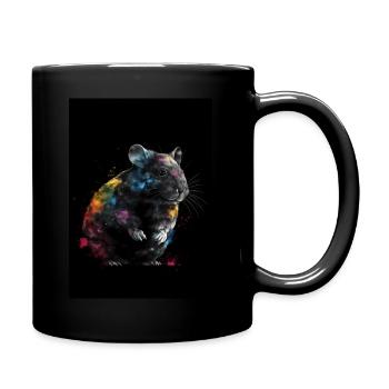 Chinchilla Colorful - Tasse einfarbig - Schwarz - Rechts