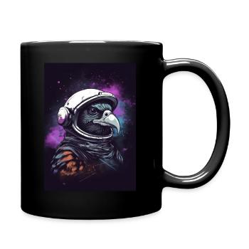 Falcon Astronaut Falconeer - Tasse einfarbig - Schwarz - Rechts