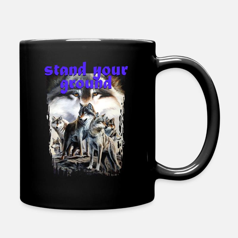 know your place - Full Colour Mug - black