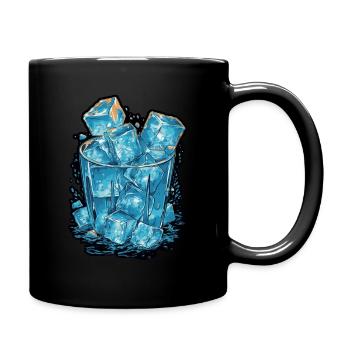 Ice Cubes - Tasse einfarbig - Schwarz - Rechts