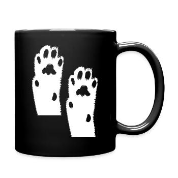 Hund Dog - Tasse einfarbig - Schwarz - Rechts