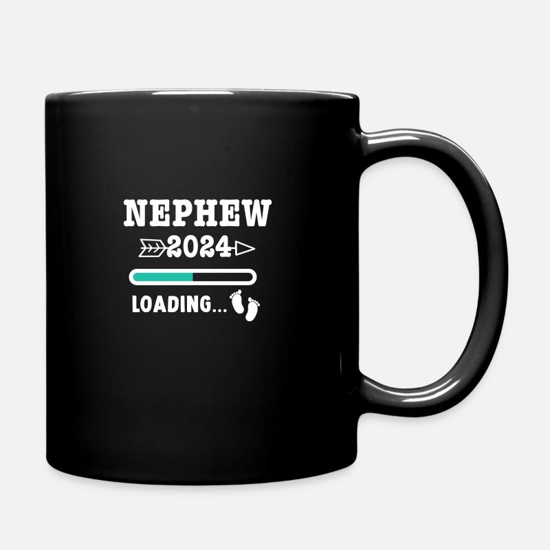 Ich werde Tante 2024 / Werdende Tante 2024 - Tasse einfarbig - Schwarz