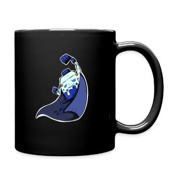 Milk and superpowers - Full Colour Mug - black - Right