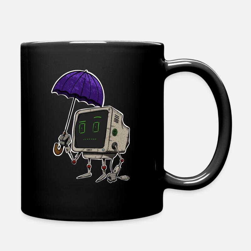 Persönlicher PC - Tasse einfarbig - Schwarz