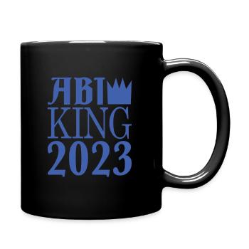 Abi king - Tasse einfarbig - Schwarz - Rechts