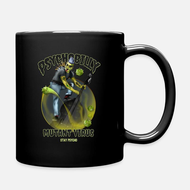 Psychobilly-Mutanten-Virus - Tasse einfarbig - Schwarz