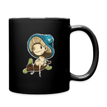 Spoky Mushroom - Full Colour Mug - black - Right