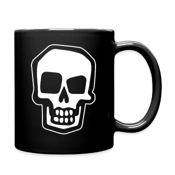 Skeleton Costume Bones Halloween Horreur - Mug uni - noir - Droite