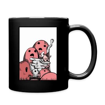 Inbetween Colored - Tasse einfarbig - Schwarz - Rechts