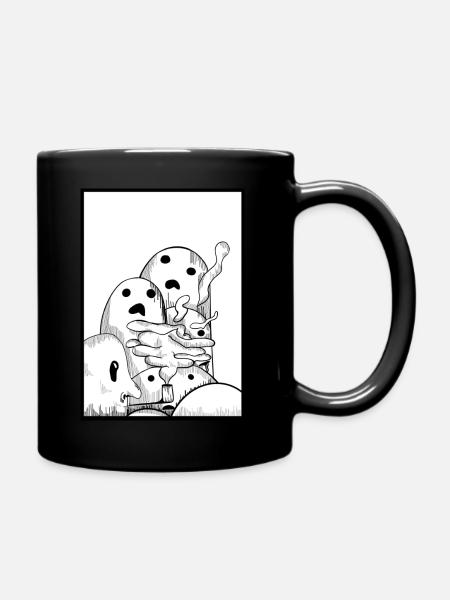 Inbetween - Tasse einfarbig - Schwarz