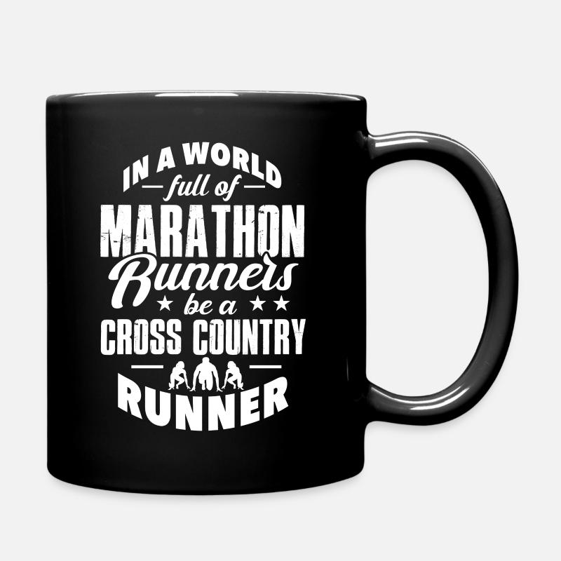 Cross-Country Running Competition - Funny Running - Tasse einfarbig - Schwarz