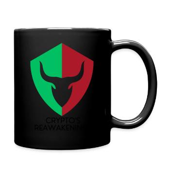 Kryptos Auferstehung - Tasse einfarbig - Schwarz - Rechts