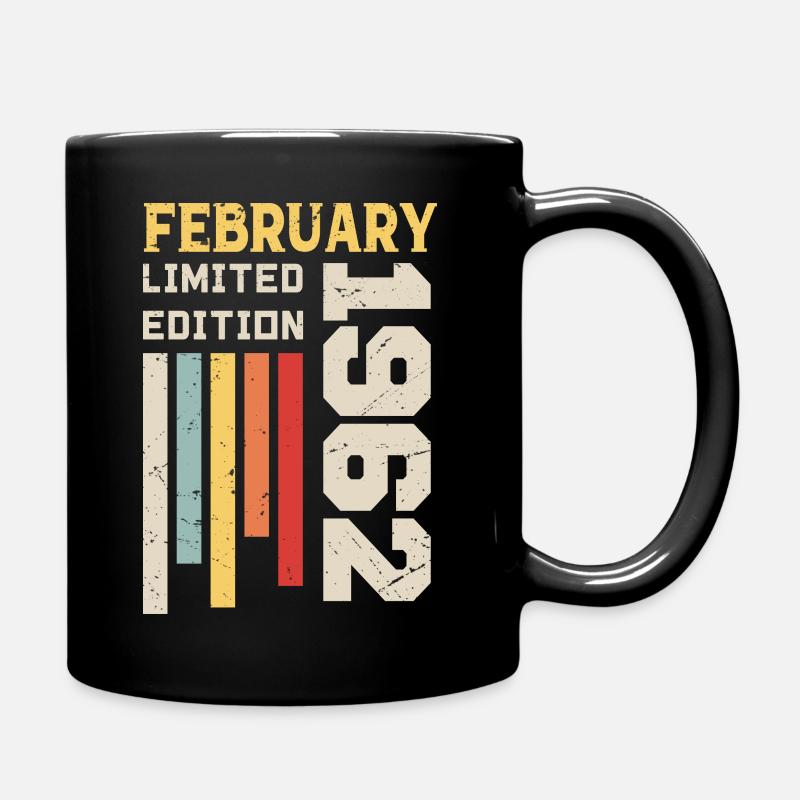 Februar 1962 - Februar 1962 Geburtstagsgeschenk - Tasse einfarbig - Schwarz