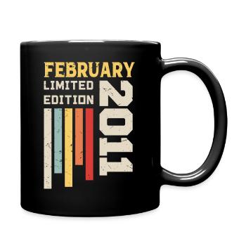 February 2011 - February 2011 Birthday Gift - Full Colour Mug - black - Right