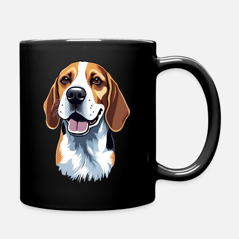 chien beagle - Mug uni - noir
