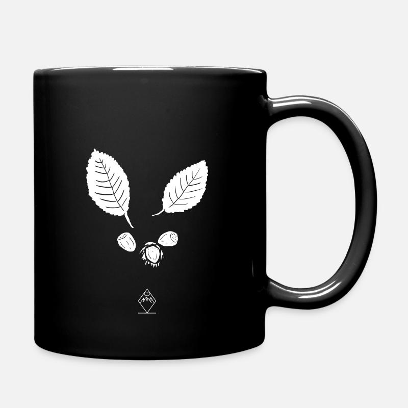 Hazel - Nature without font - Full Colour Mug - black