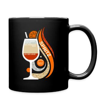 Bester Spritz - Tasse einfarbig - Schwarz - Rechts