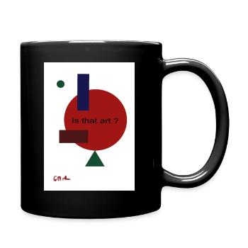 Is that art - Mug uni - noir - Droite