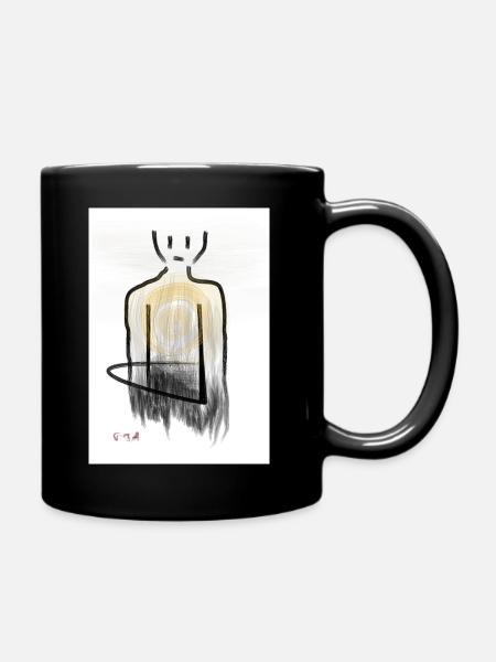 Half not here - Mug uni - noir