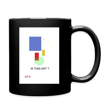 iS THIS ART - Mug uni - noir - Droite