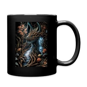 Rooted V - Full Colour Mug - black - Right