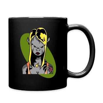 Rita - Full Colour Mug - black - Right