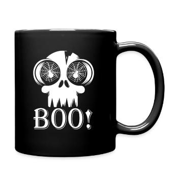 HALLOWEEN CREEPY SKULL BOO! - Mug uni - noir - Droite