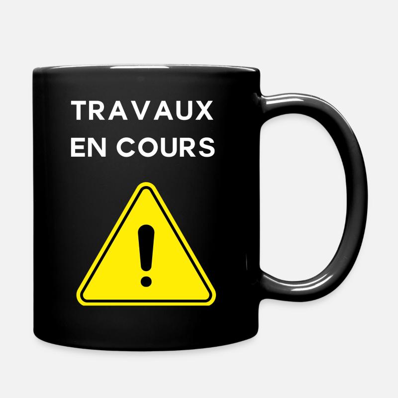 Travaux en cours - Mug uni - noir