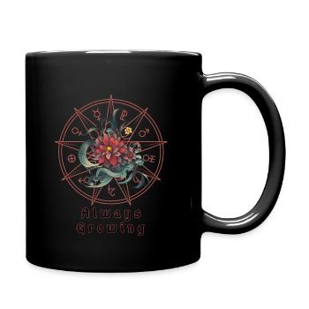Always Growing - Full Colour Mug - black - Right
