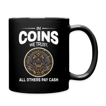 Numismatique de collection de pièces de monnaie - Mug uni - noir - Droite