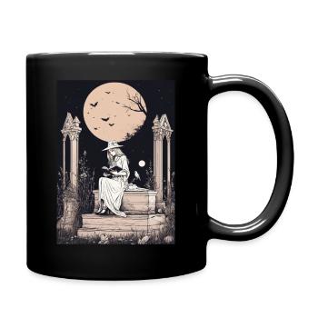 Anime Pleine Lune - Mug uni - noir - Droite
