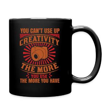 Camera Shirt Number 13 - Tasse einfarbig - Schwarz - Rechts