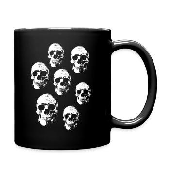 Halloween Skulls - Full Colour Mug - black - Right