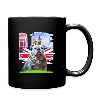 Bouledogue anglais - Mug uni - noir - Droite