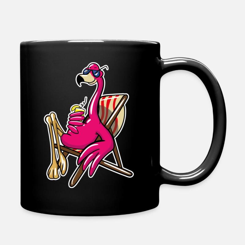 Plage de Flamingo - Mug uni - noir