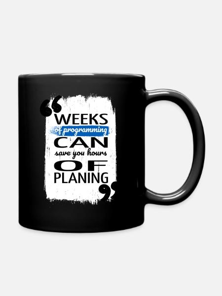 fun fathersday computer language awesome computers - Tasse einfarbig - Schwarz