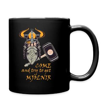 Essayez d’obtenir Mjölnir - Mug uni - noir - Droite